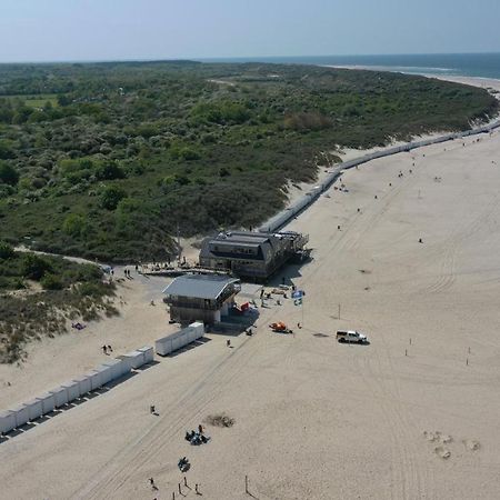 Strandbungalows Vrouwenpolder Bagian luar foto